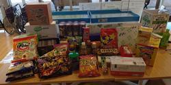 1月14日のフードドライブでご寄付いただいた食品等です。
