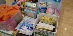 1月28日のフードドライブでご寄付いただいた食品等です。