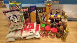 5月12日のフードドライブでご寄付いただいた食品等です。