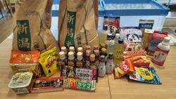5月26日のフードドライブでご寄付いただいた食品等です。