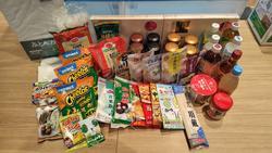 2月23日のフードドライブでご寄付いただいた食品等です。